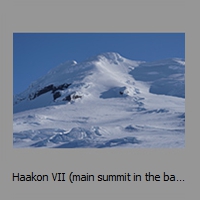 Haakon VII (main summit in the background) above us